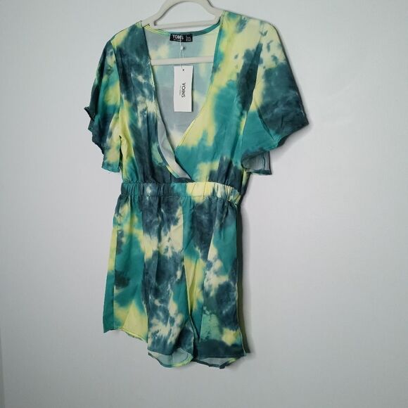 Yoins tie dye romper size medium - Picture 2 of 6